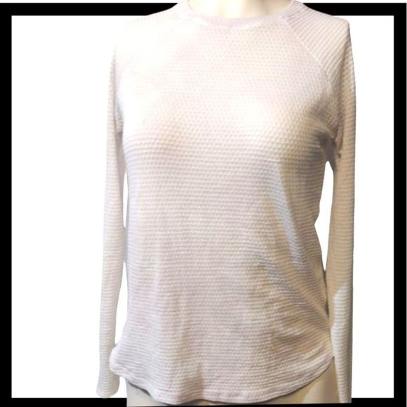 ASOS 4505 White Mesh Athletic long sleeve top size 4 - Picture 1 of 5
